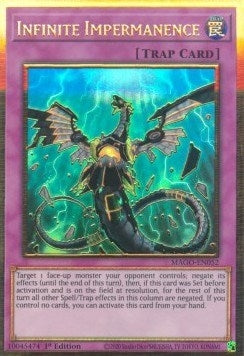 Image for Infinite Impermanence (Maximum Gold) (MAGO-EN052) - YuGiOh