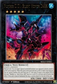 Image for Number C101: Silent Honor DARK (Maximum Gold) (MAGO-EN061) - YuGiOh