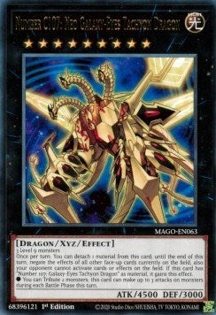 Image for Number C107: Neo Galaxy-Eyes Tachyon Dragon (Maximum Gold) (MAGO-EN063) - YuGiOh