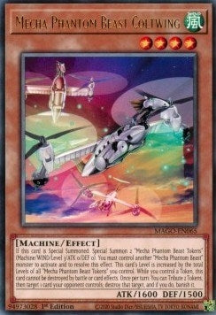 Image for Mecha Phantom Beast Coltwing (Maximum Gold) (MAGO-EN065) - YuGiOh
