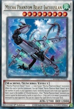 Image for Mecha Phantom Beast Jaculuslan (Maximum Gold) (MAGO-EN066) - YuGiOh