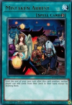 Image for Mistaken Arrest (Maximum Gold) (MAGO-EN080) - YuGiOh
