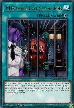 Image for Mistaken Accusation (Maximum Gold) (MAGO-EN081) - YuGiOh