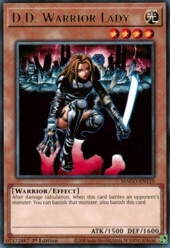 Image for D.D. Warrior Lady (Maximum Gold) (MAGO-EN110) - YuGiOh
