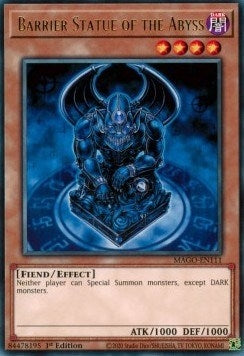 Image for Barrier Statue of the Abyss (Maximum Gold) (MAGO-EN111) - YuGiOh