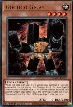 Image for Gogogo Gigas (Maximum Gold) (MAGO-EN121) - YuGiOh