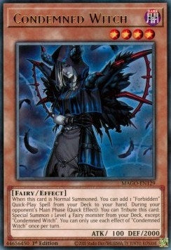 Image for Condemned Witch (Maximum Gold) (MAGO-EN129) - YuGiOh