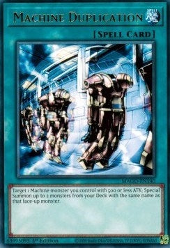 Image for Machine Duplication (Maximum Gold) (MAGO-EN140) - YuGiOh