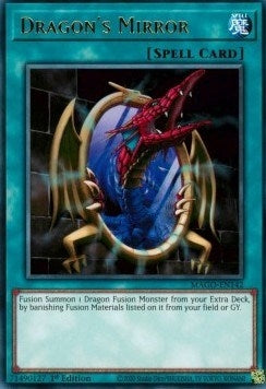 Image for Dragon's Mirror (Maximum Gold) (MAGO-EN142) - YuGiOh