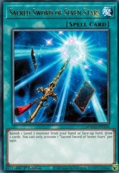Image for Sacred Sword of Seven Stars (Maximum Gold) (MAGO-EN150) - YuGiOh