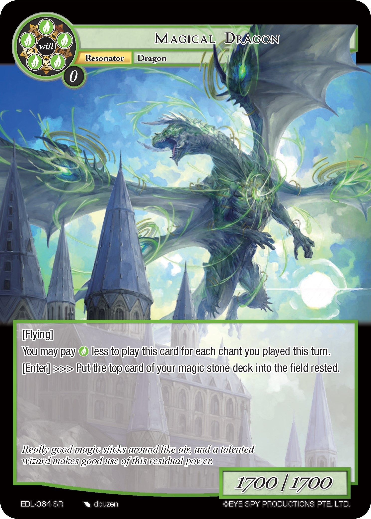 Image for Magical Dragon (The Epic of the Dragon Lord) (EDL-064) - Force of Will