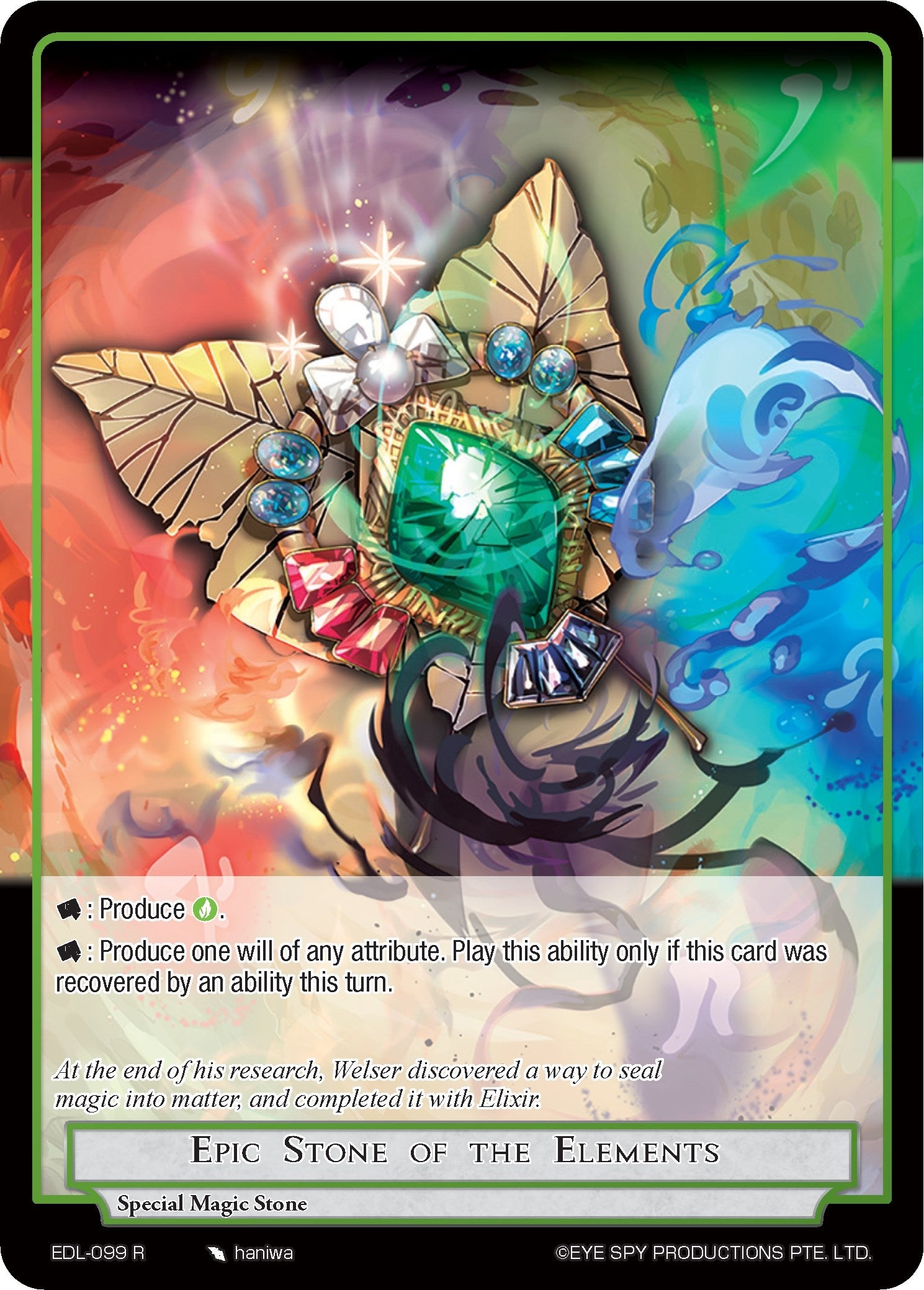 Image for Epic Stone of the Elements (The Epic of the Dragon Lord) (EDL-099) - Force of Will