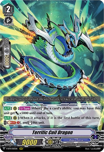 Image for Terrific Coil Dragon (V-BT11: Storm of the Blue Cavalry) (V-BT11/013EN) - Cardfight Vanguard