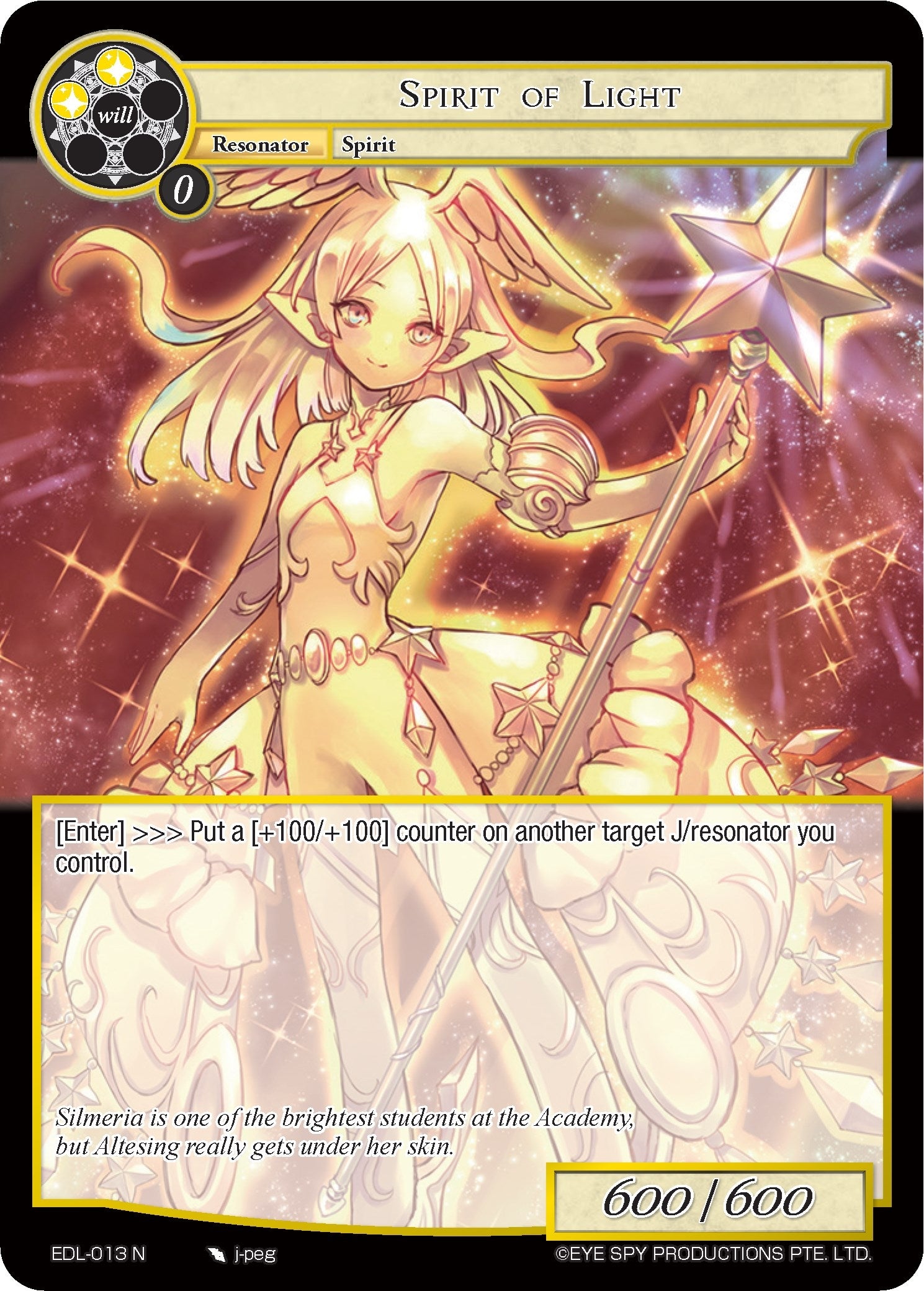 Image for Spirit of Light (The Epic of the Dragon Lord) (EDL-013) - Force of Will