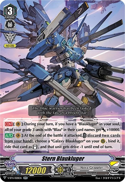 Image for Stern Blaukluger (V-BT11: Storm of the Blue Cavalry) (V-BT11/020EN) - Cardfight Vanguard