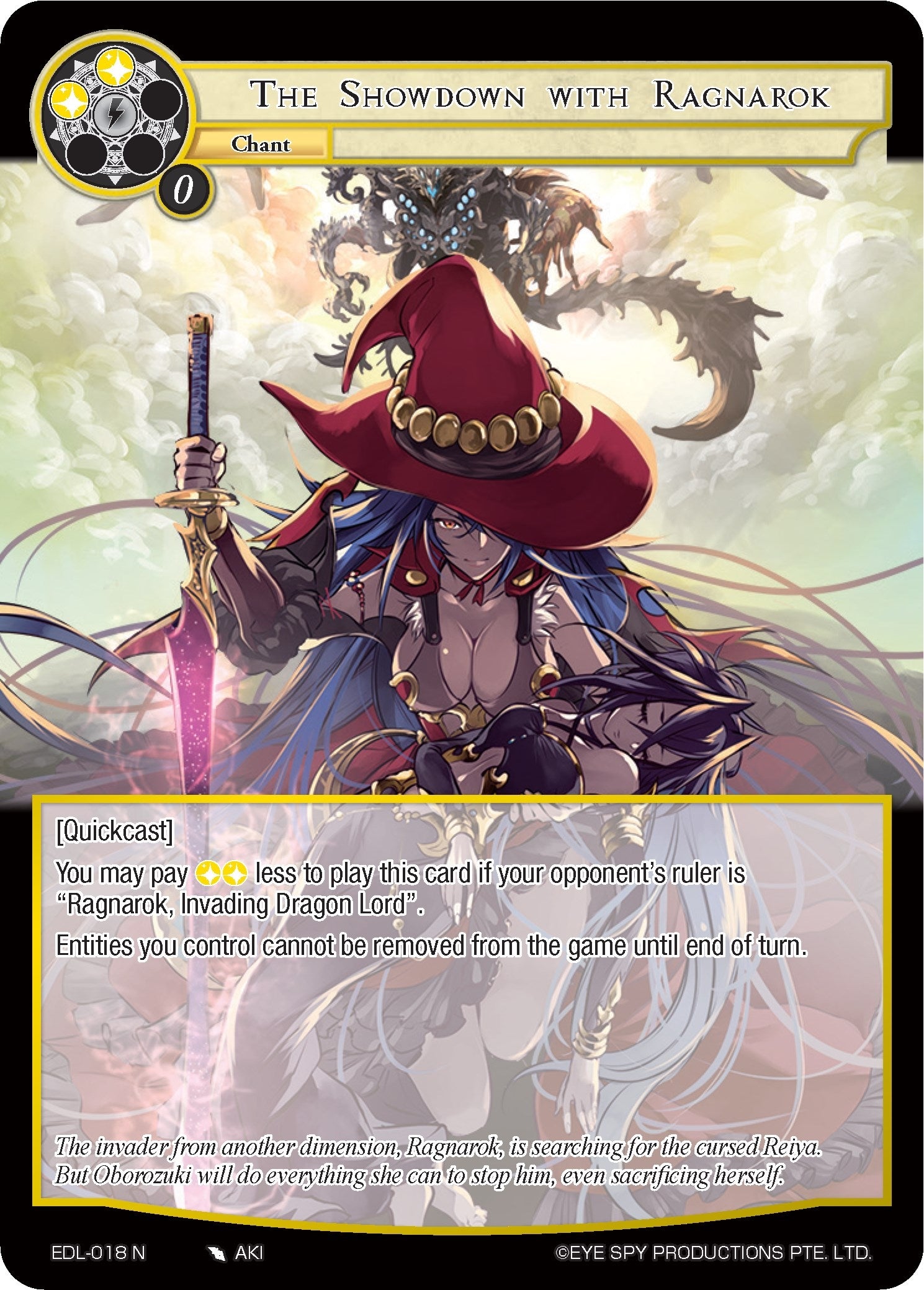 Image for The Showdown with Ragnarok (The Epic of the Dragon Lord) (EDL-018) - Force of Will