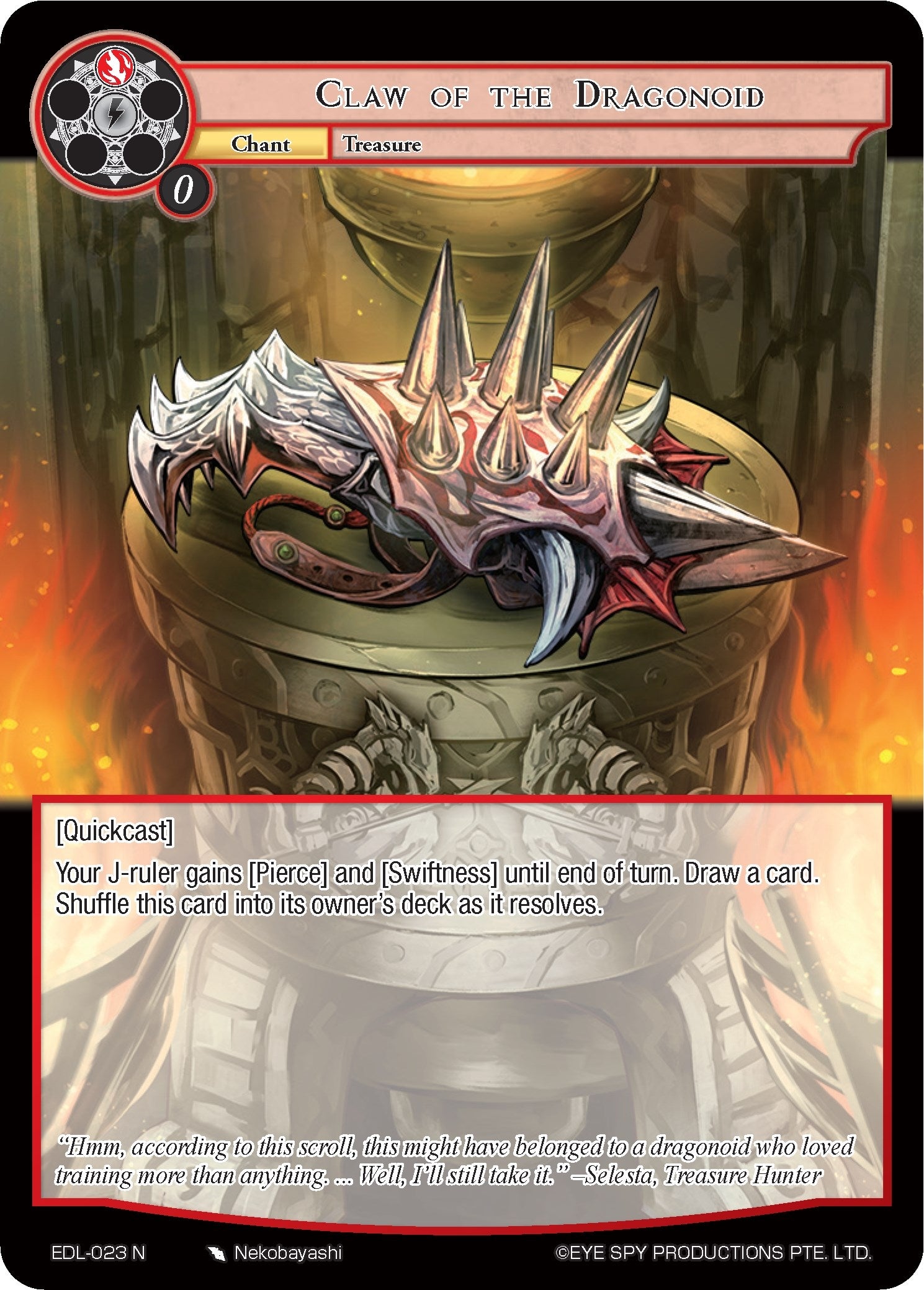 Image for Claw of the Dragonoid (The Epic of the Dragon Lord) (EDL-023) - Force of Will