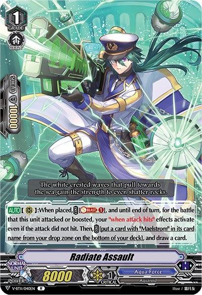 Image for Radiate Assault (V-BT11: Storm of the Blue Cavalry) (V-BT11/040EN) - Cardfight Vanguard