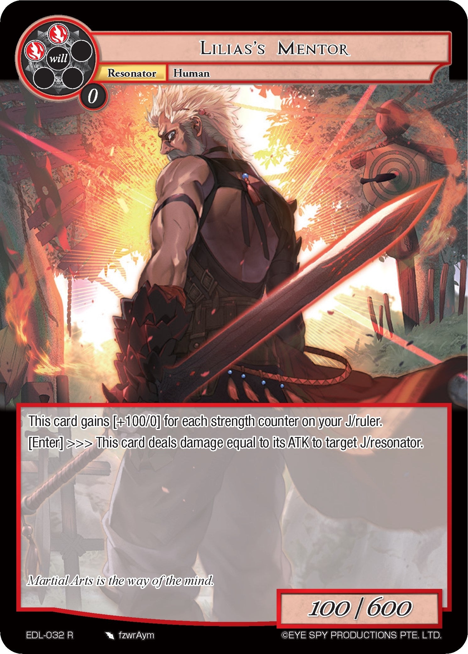 Image for Lilias's Mentor (The Epic of the Dragon Lord) (EDL-032) - Force of Will