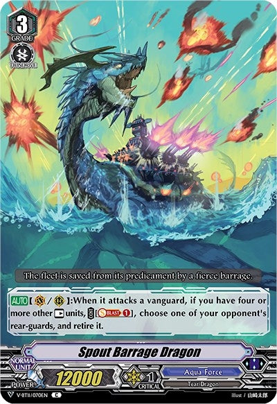 Image for Spout Barrage Dragon (V-BT11: Storm of the Blue Cavalry) (V-BT11/070EN) - Cardfight Vanguard