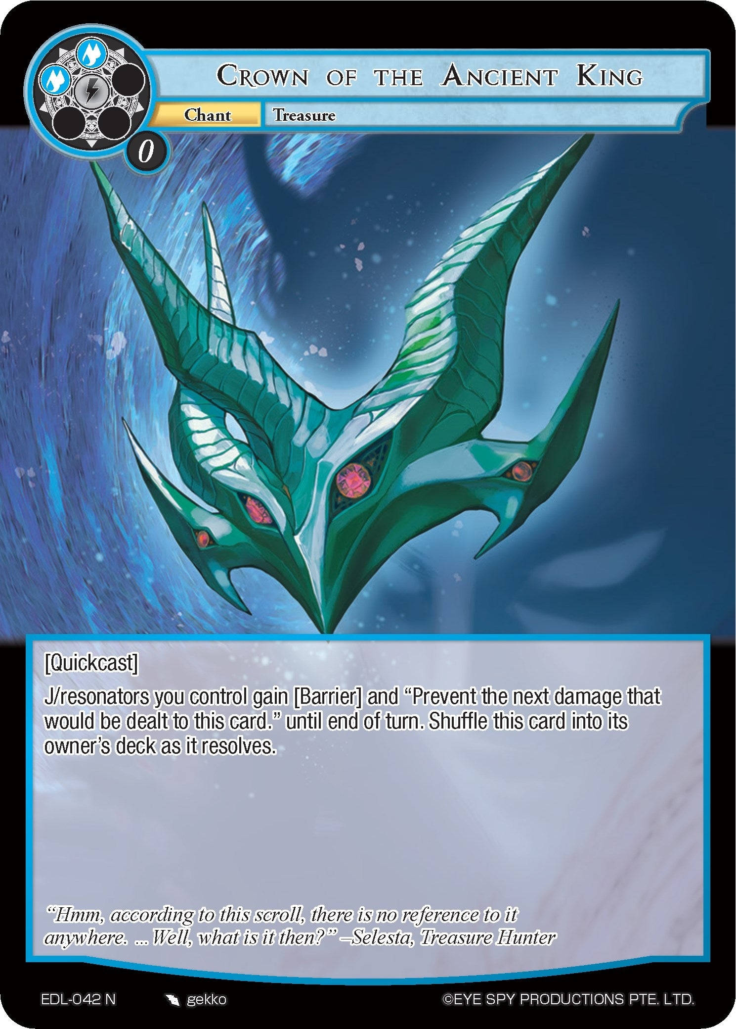 Image for Crown of the Ancient King (The Epic of the Dragon Lord) (EDL-042) - Force of Will