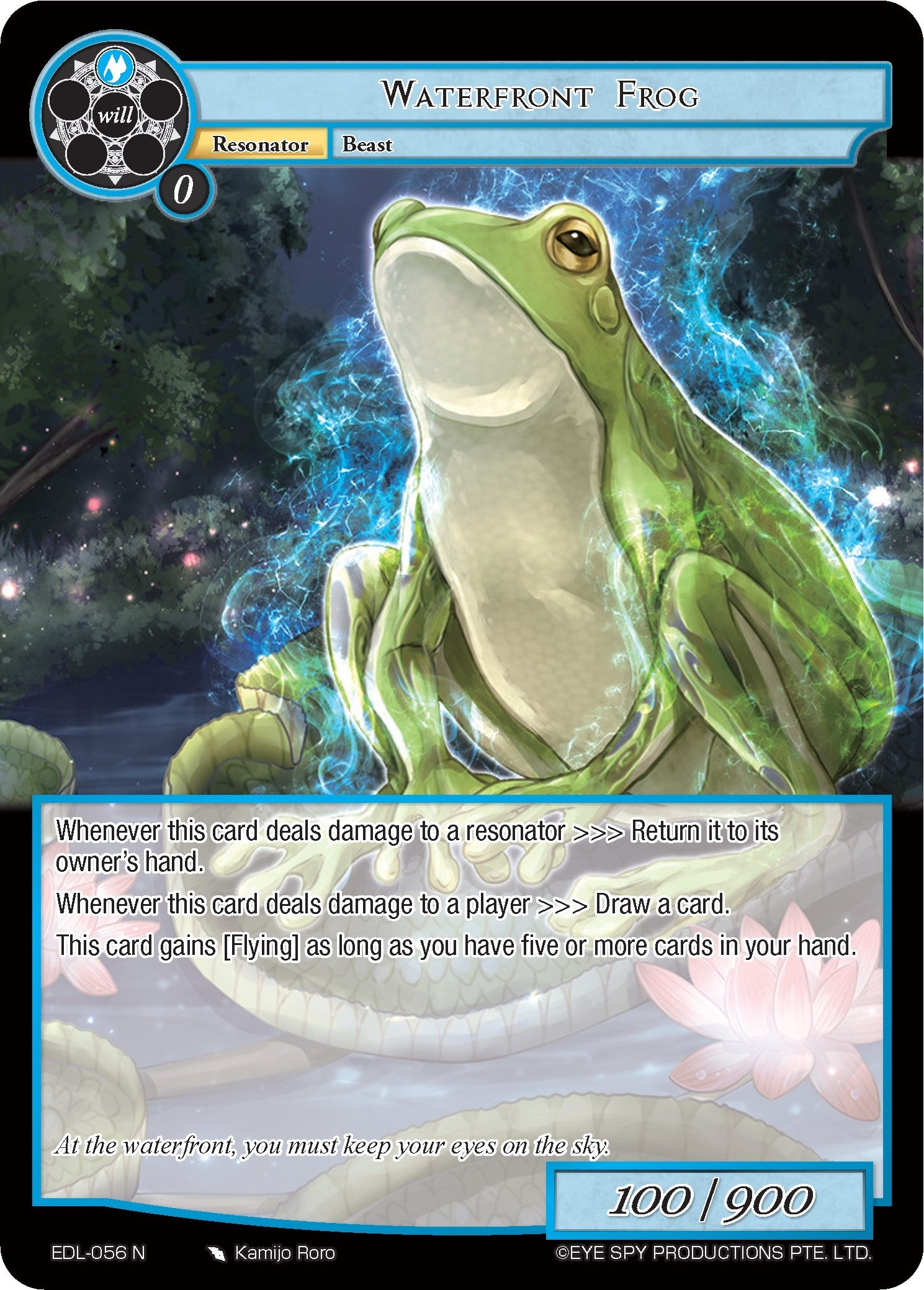 Image for Waterfront Frog (The Epic of the Dragon Lord) (EDL-056) - Force of Will