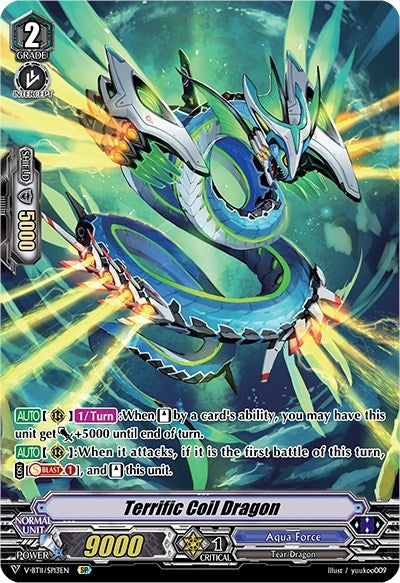 Image for Terrific Coil Dragon (SP) (V-BT11: Storm of the Blue Cavalry) (V-BT11/SP13EN) - Cardfight Vanguard