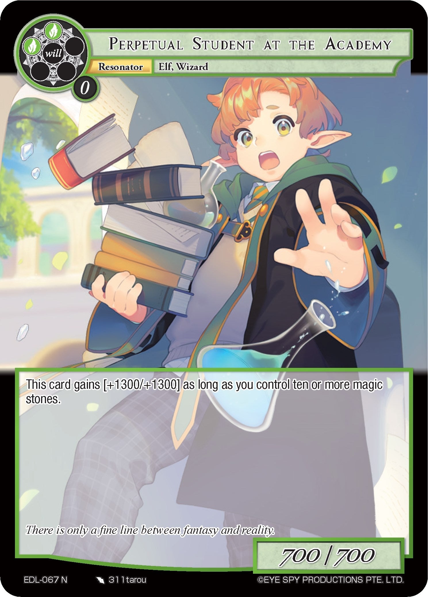 Image for Perpetual Student at the Academy (The Epic of the Dragon Lord) (EDL-067) - Force of Will