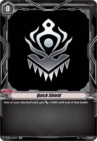 Image for Quick Shield (Nubatama) (SP) (V-BT11: Storm of the Blue Cavalry) (V-BT11/SP28EN) - Cardfight Vanguard