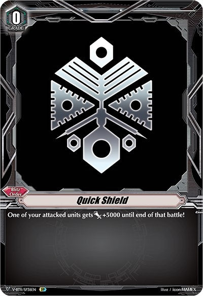 Image for Quick Shield (Great Nature) (SP) (V-BT11: Storm of the Blue Cavalry) (V-BT11/SP36EN) - Cardfight Vanguard