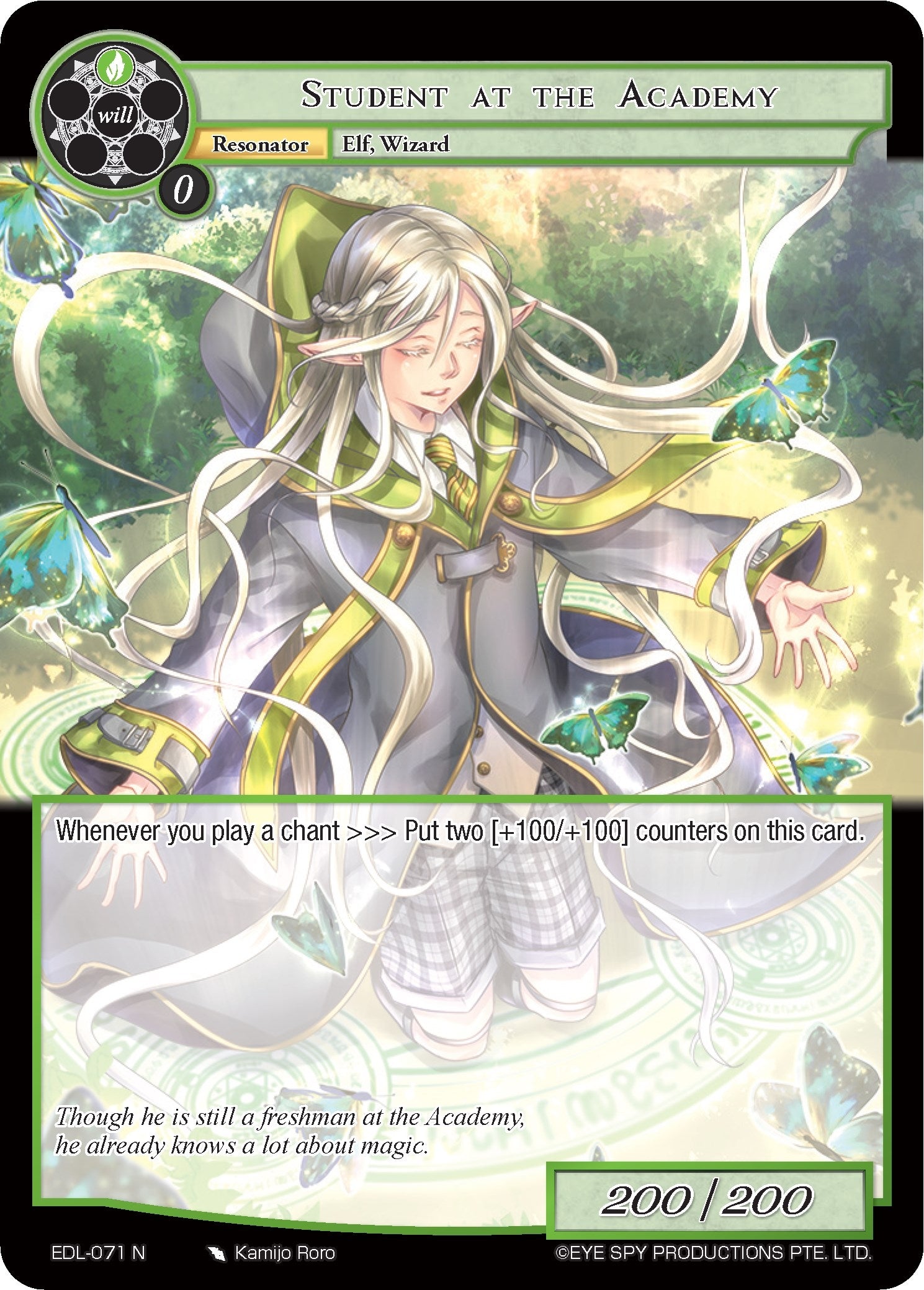 Image for Student at the Academy (The Epic of the Dragon Lord) (EDL-071) - Force of Will