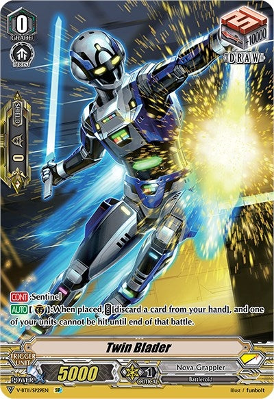 Image for Twin Blader (SP) (V-BT11: Storm of the Blue Cavalry) (V-BT11/SP29EN) - Cardfight Vanguard