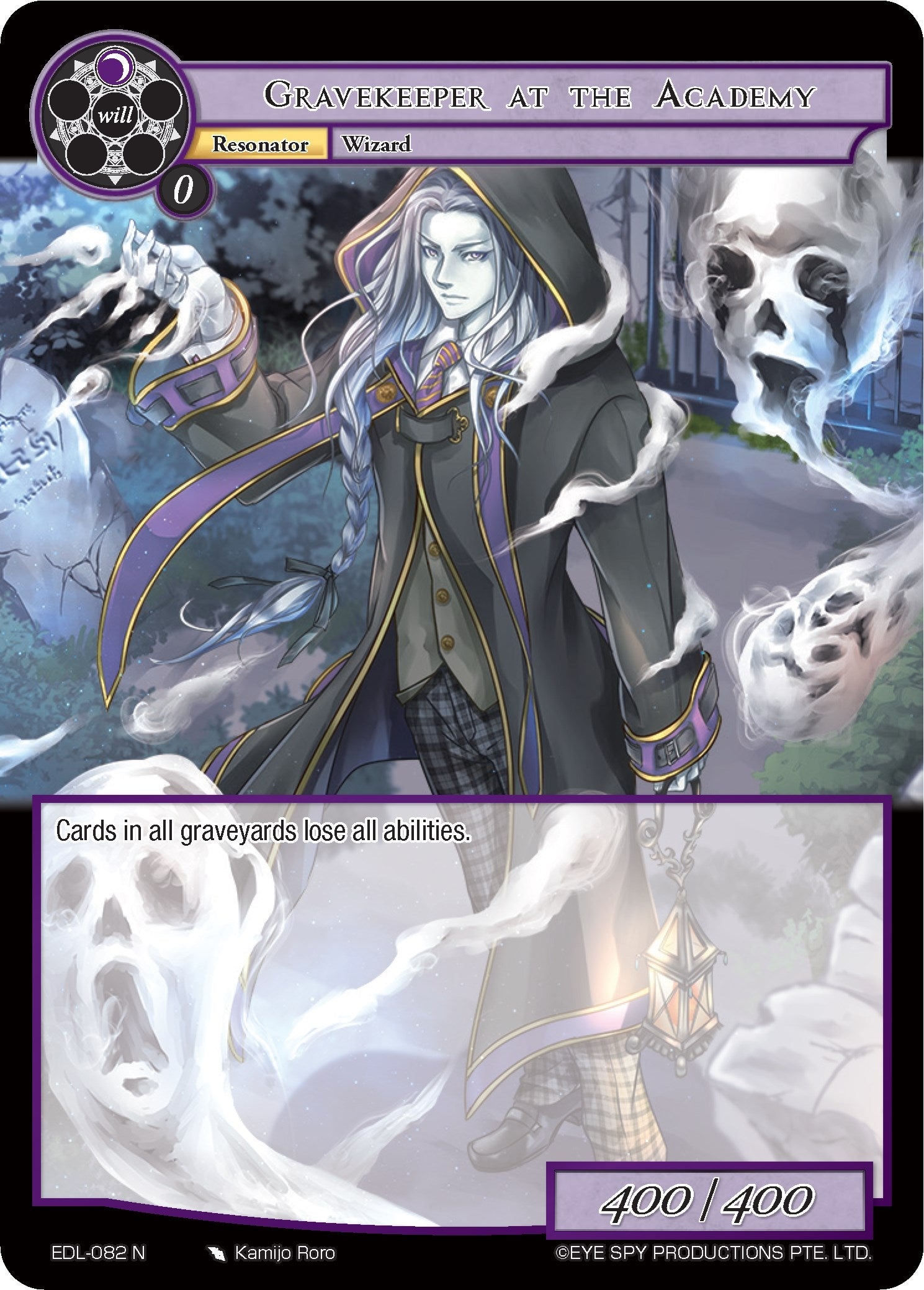 Image for Gravekeeper at the Academy (The Epic of the Dragon Lord) (EDL-082) - Force of Will