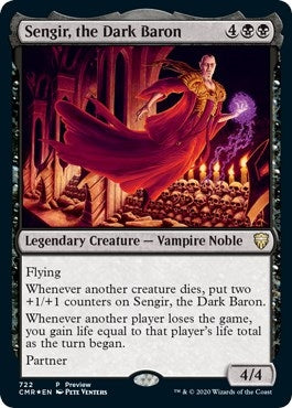 Image for Sengir, the Dark Baron (Alternate Art) (Prerelease Cards) (722) - Magic: The Gathering