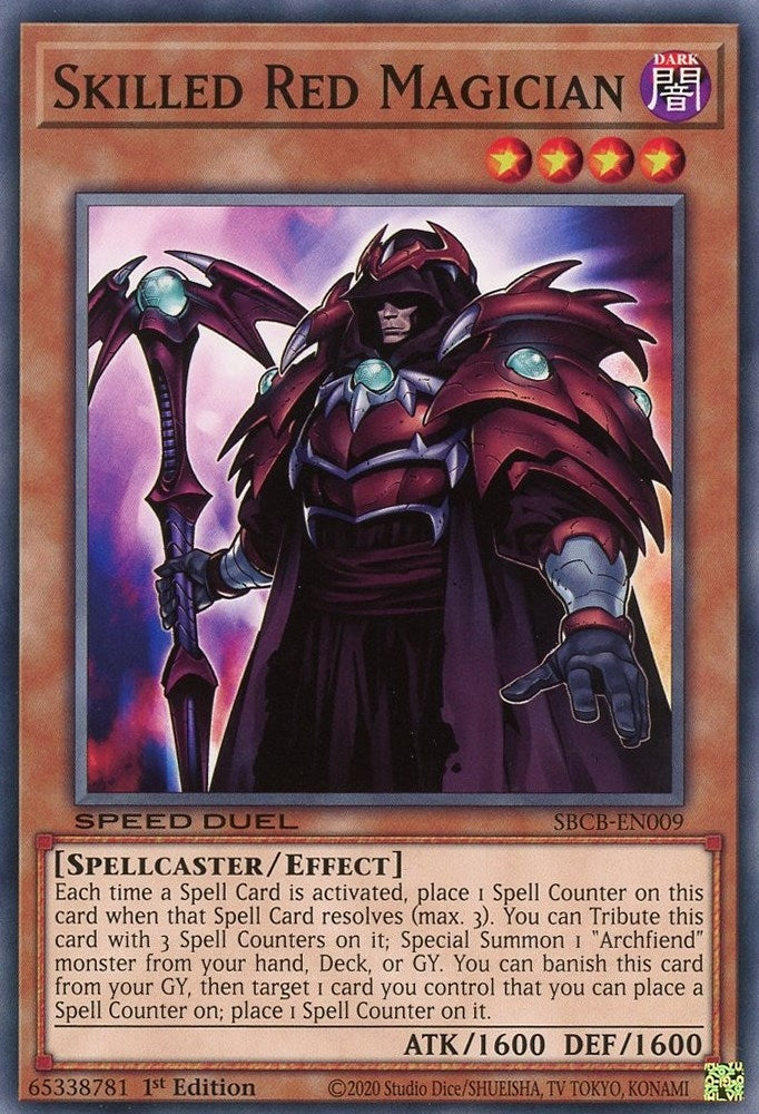 Image for Skilled Red Magician (Speed Duel: Battle City Box) (SBCB-EN009) - YuGiOh