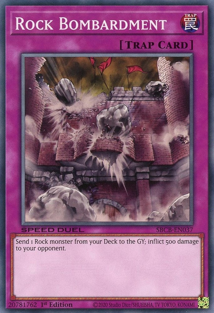 Image for Rock Bombardment (Speed Duel: Battle City Box) (SBCB-EN037) - YuGiOh