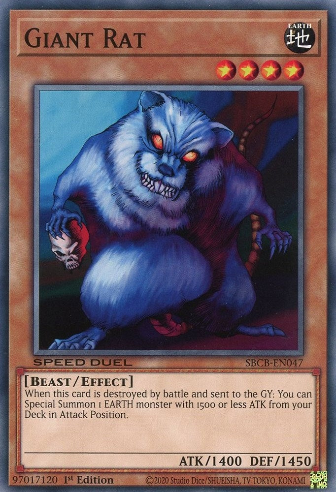 Image for Giant Rat (Speed Duel: Battle City Box) (SBCB-EN047) - YuGiOh