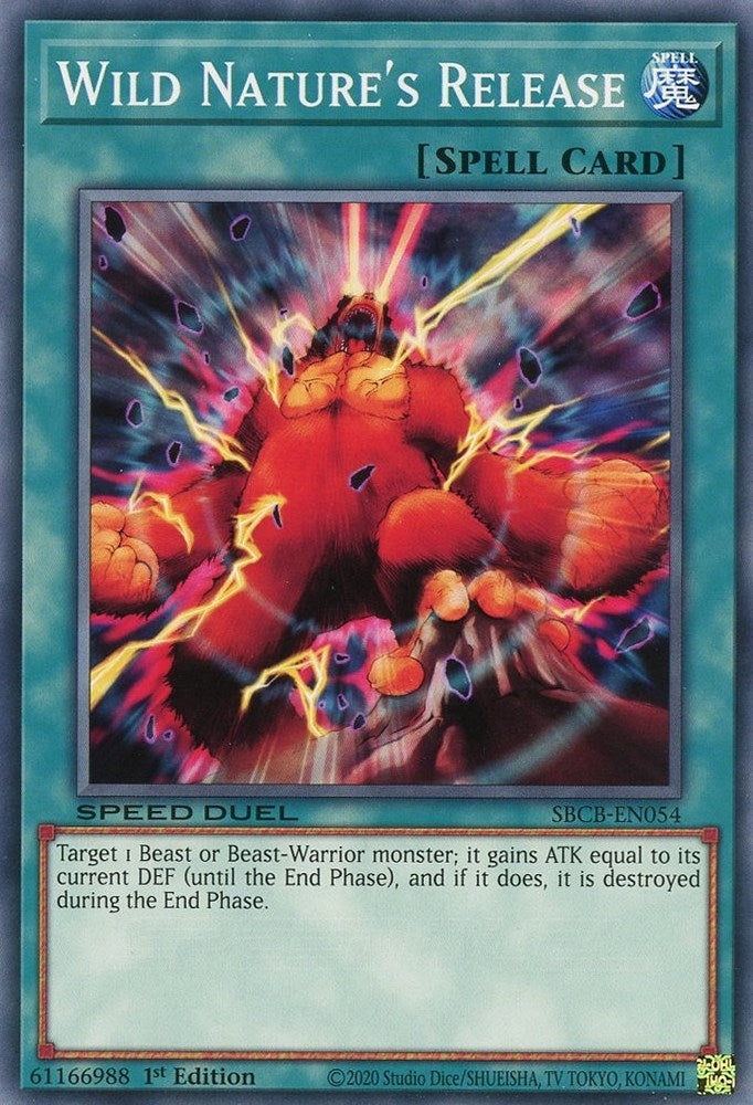 Image for Wild Nature's Release (Speed Duel: Battle City Box) (SBCB-EN054) - YuGiOh