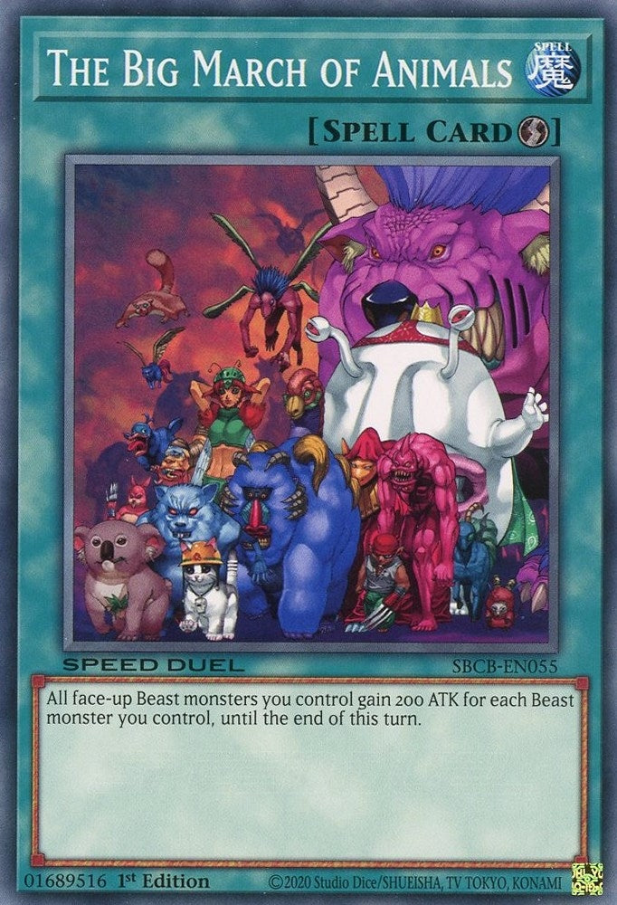 Image for The Big March of Animals (Speed Duel: Battle City Box) (SBCB-EN055) - YuGiOh