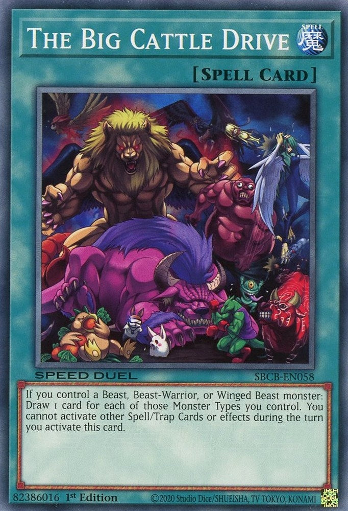 Image for The Big Cattle Drive (Speed Duel: Battle City Box) (SBCB-EN058) - YuGiOh
