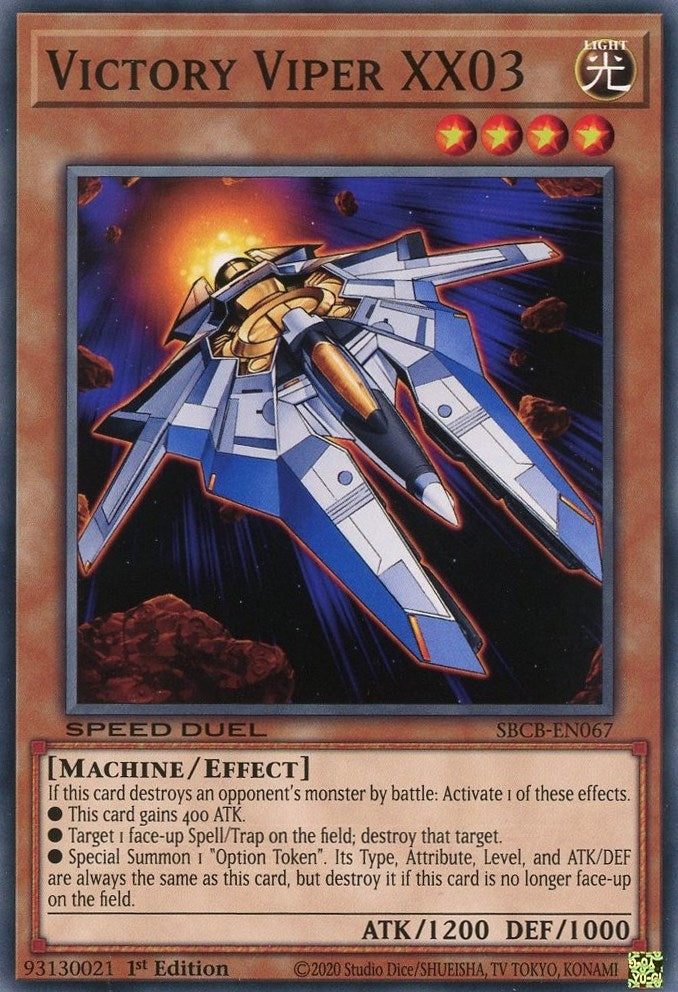 Image for Victory Viper XX03 (Speed Duel: Battle City Box) (SBCB-EN067) - YuGiOh