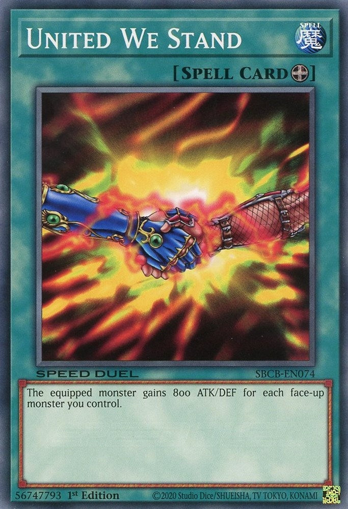 Image for United We Stand (Speed Duel: Battle City Box) (SBCB-EN074) - YuGiOh