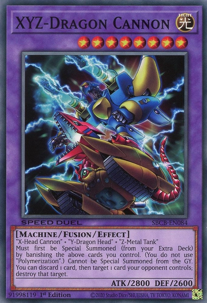 Image for XYZ-Dragon Cannon (Speed Duel: Battle City Box) (SBCB-EN084) - YuGiOh