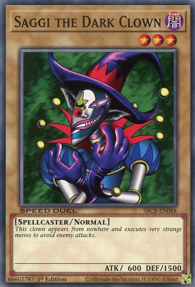 Image for Saggi the Dark Clown (Speed Duel: Battle City Box) (SBCB-EN088) - YuGiOh