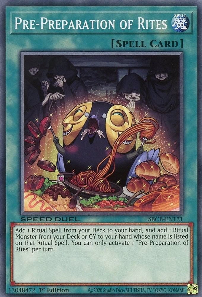 Image for Pre-Preparation of Rites (Speed Duel: Battle City Box) (SBCB-EN121) - YuGiOh