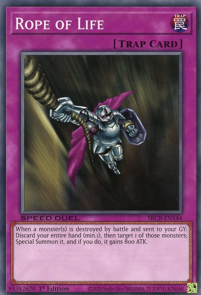 Image for Rope of Life (Speed Duel: Battle City Box) (SBCB-EN144) - YuGiOh