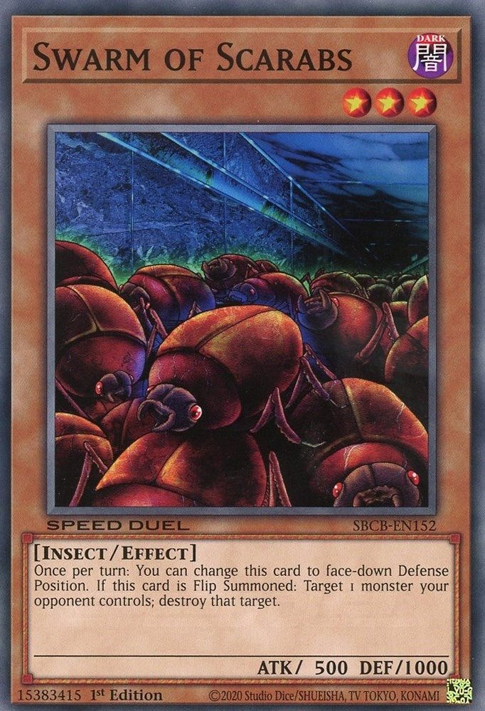 Image for Swarm of Scarabs (Speed Duel: Battle City Box) (SBCB-EN152) - YuGiOh