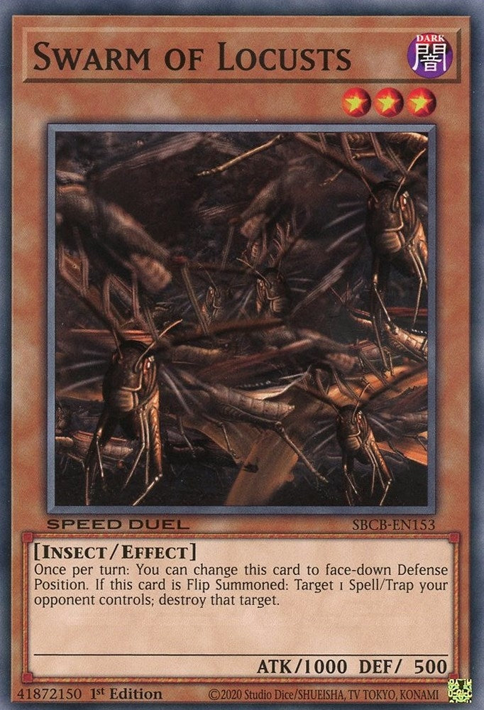 Image for Swarm of Locusts (Speed Duel: Battle City Box) (SBCB-EN153) - YuGiOh