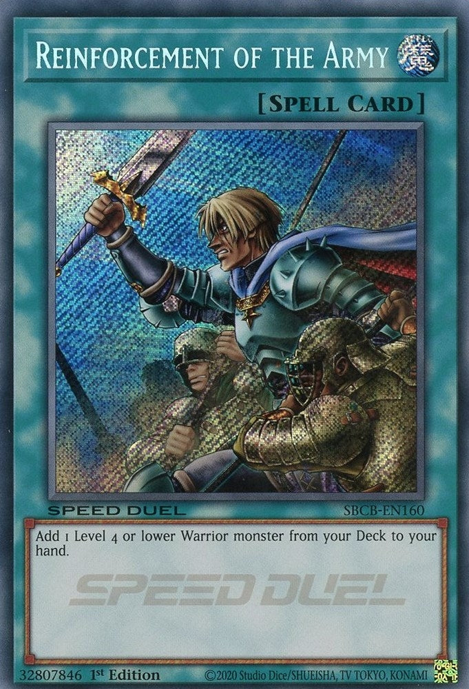 Image for Reinforcement of the Army (Secret) (Speed Duel: Battle City Box) (SBCB-EN160) - YuGiOh