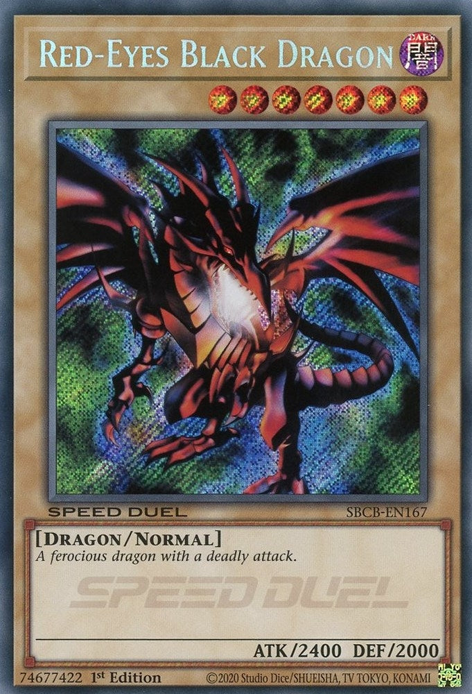 Image for Red-Eyes Black Dragon (Secret) (Speed Duel: Battle City Box) (SBCB-EN167) - YuGiOh